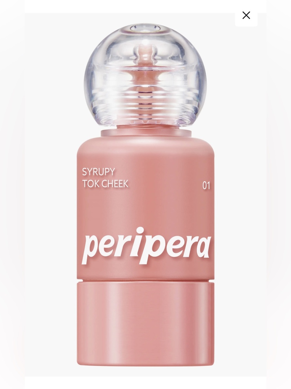 Peripera Syrupy Tok Cheek Liquid Blush in Shade 01 Light Peach